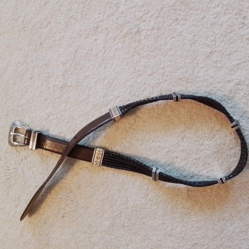 Brighton leather belt, size M (30).